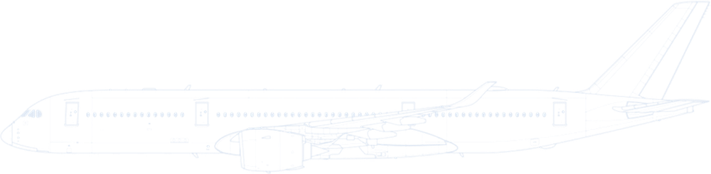 Airbus A350 side view