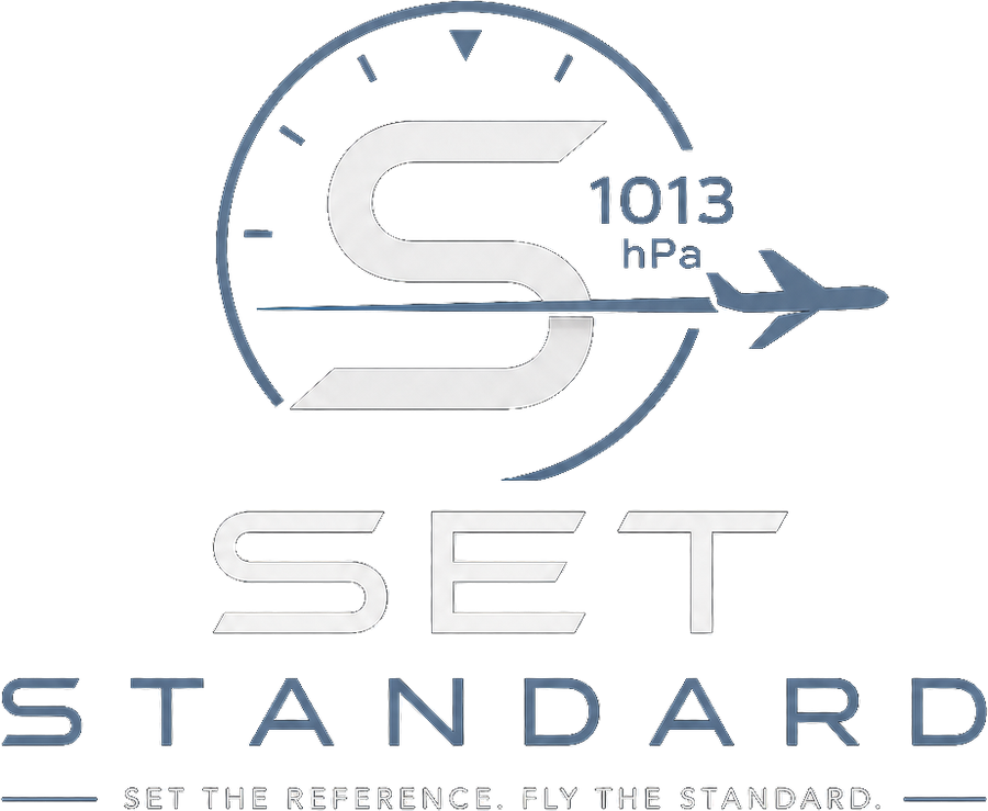 SET STANDARD · Set the reference. Fly the standard.